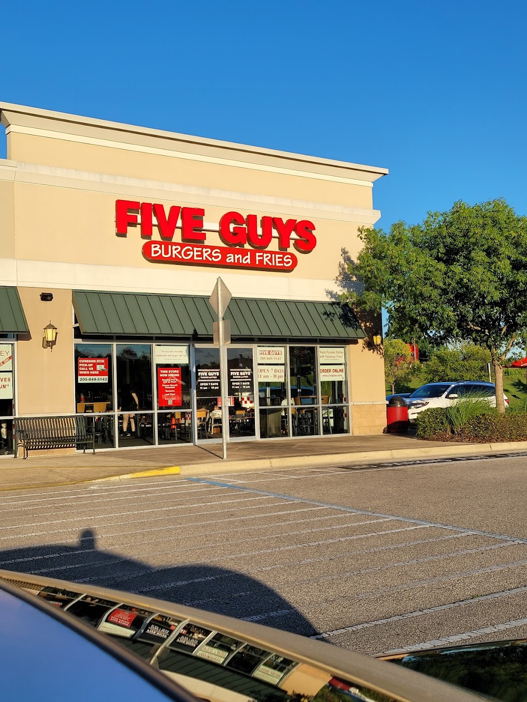 Five Guys | 3489 Lowery Pkwy Unit 1120, Fultondale, AL 35068, USA | Phone: (205) 849-5143