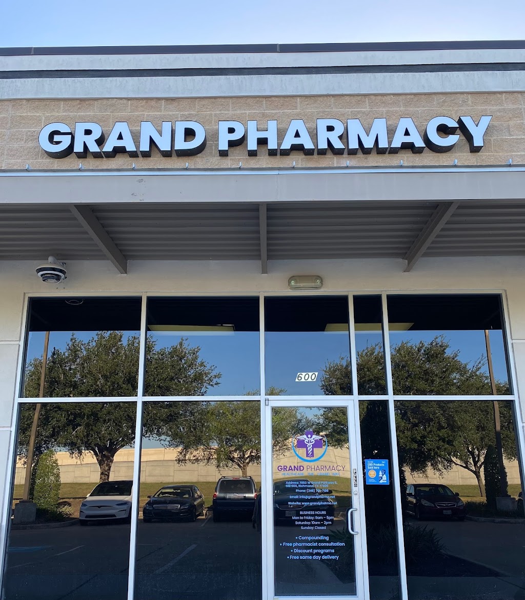 Grand Pharmacy | 7850 W Grand Pkwy S Ste 600, Richmond, TX 77406, USA | Phone: (346) 701-7188