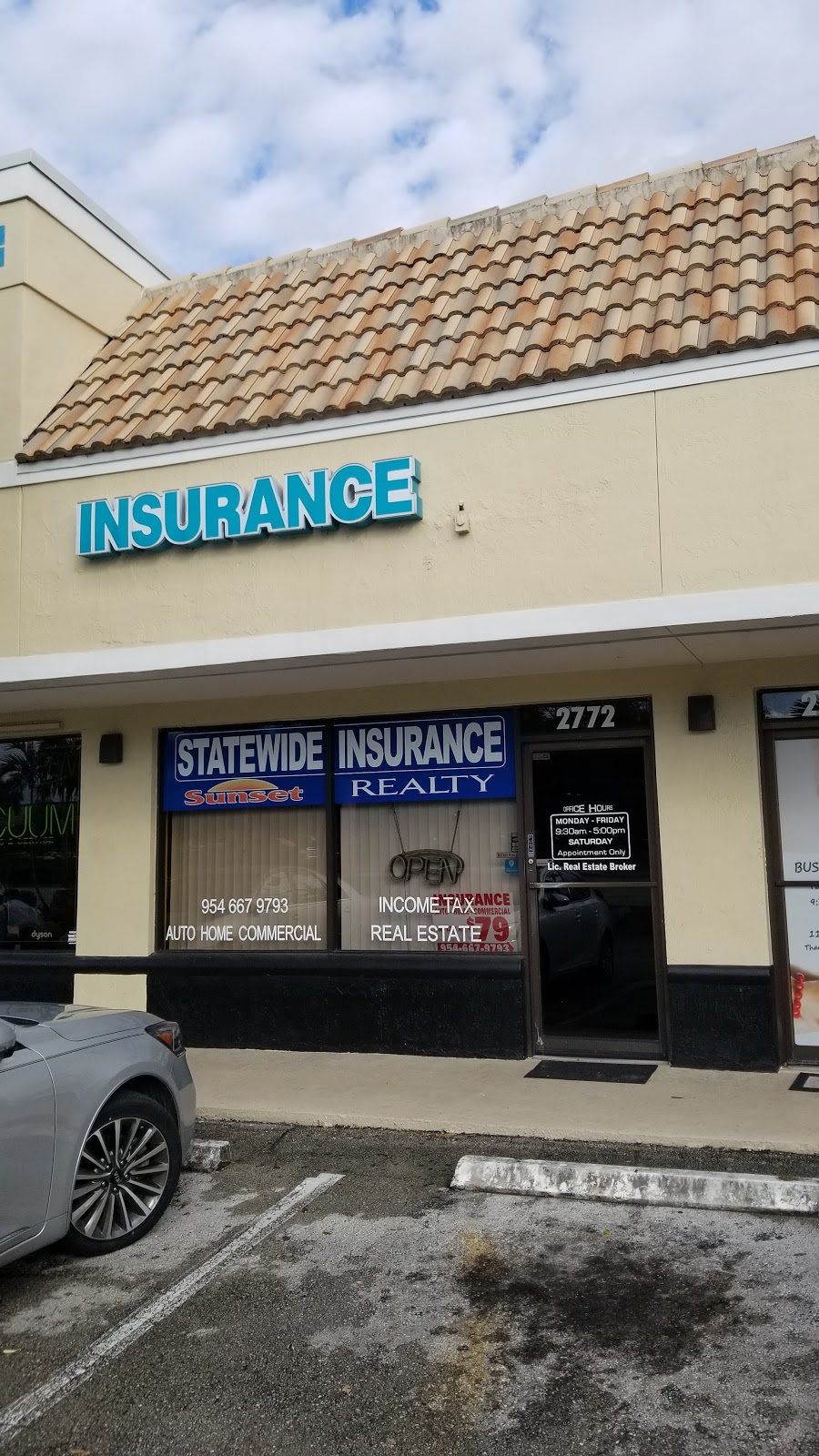 Statewide Insurance | 2692 N University Dr Ste 6, Sunrise, FL 33322, USA | Phone: (954) 667-9793