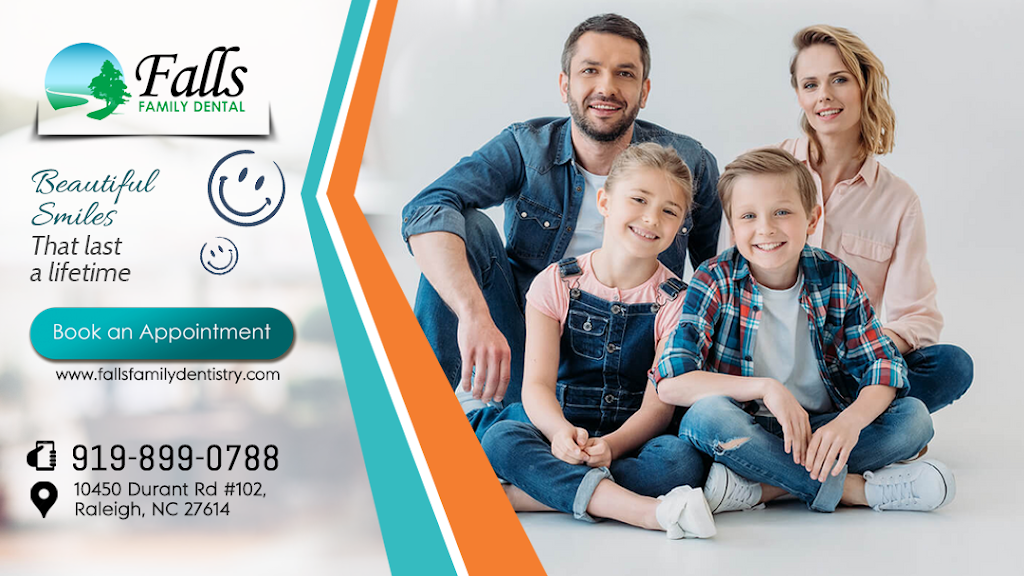 Falls Family Dental | 10450 Durant Rd, Raleigh, NC 27614, USA | Phone: (919) 899-0788