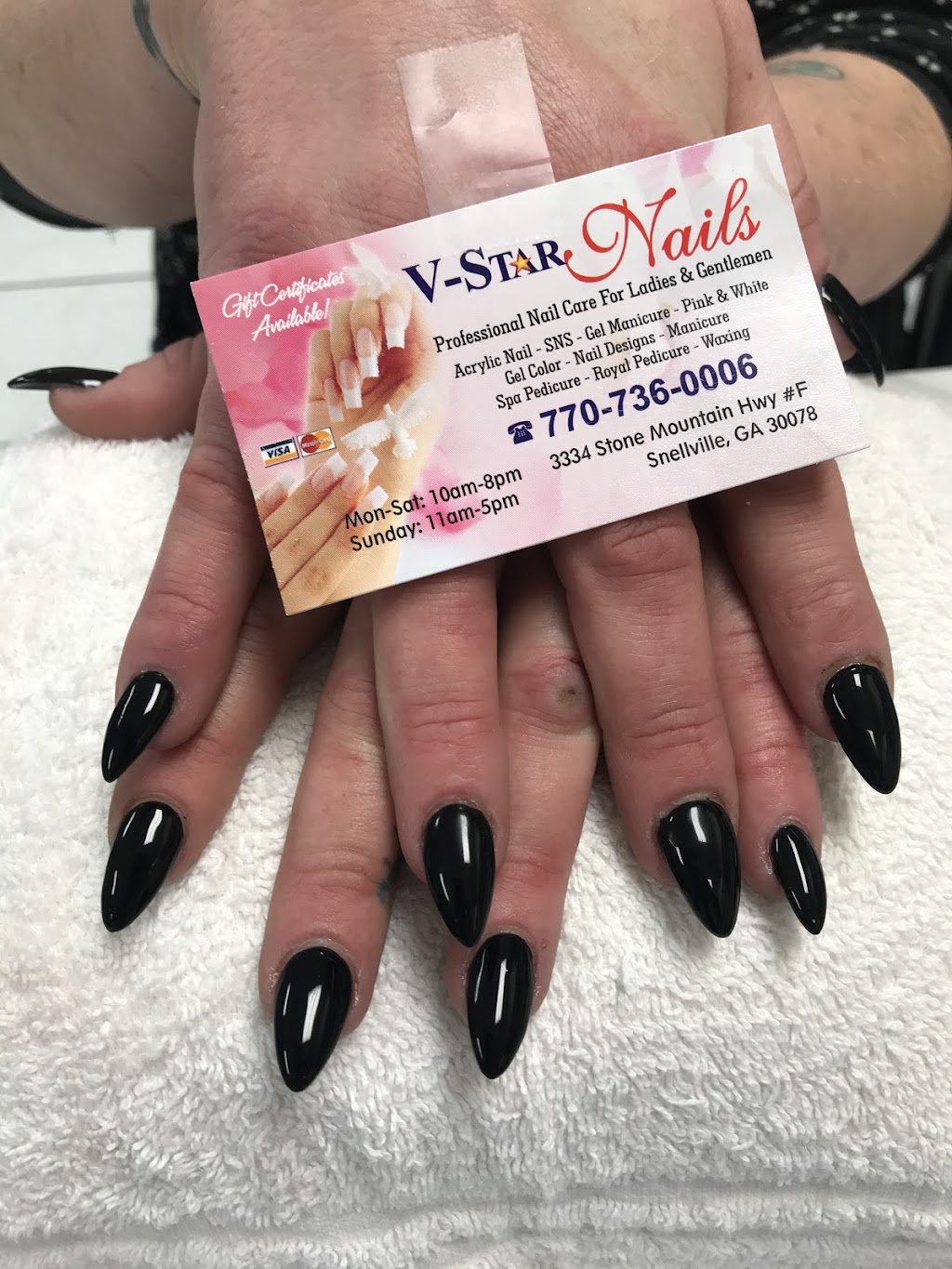 V-Star Nails | 3334 Stone Mountain Hwy Ste F, Snellville, GA 30078, USA | Phone: (770) 736-0006