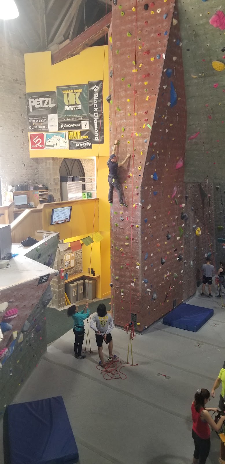 Urban Krag Climbing Center | 125 Clay St, Dayton, OH 45402, USA | Phone: (937) 224-5724