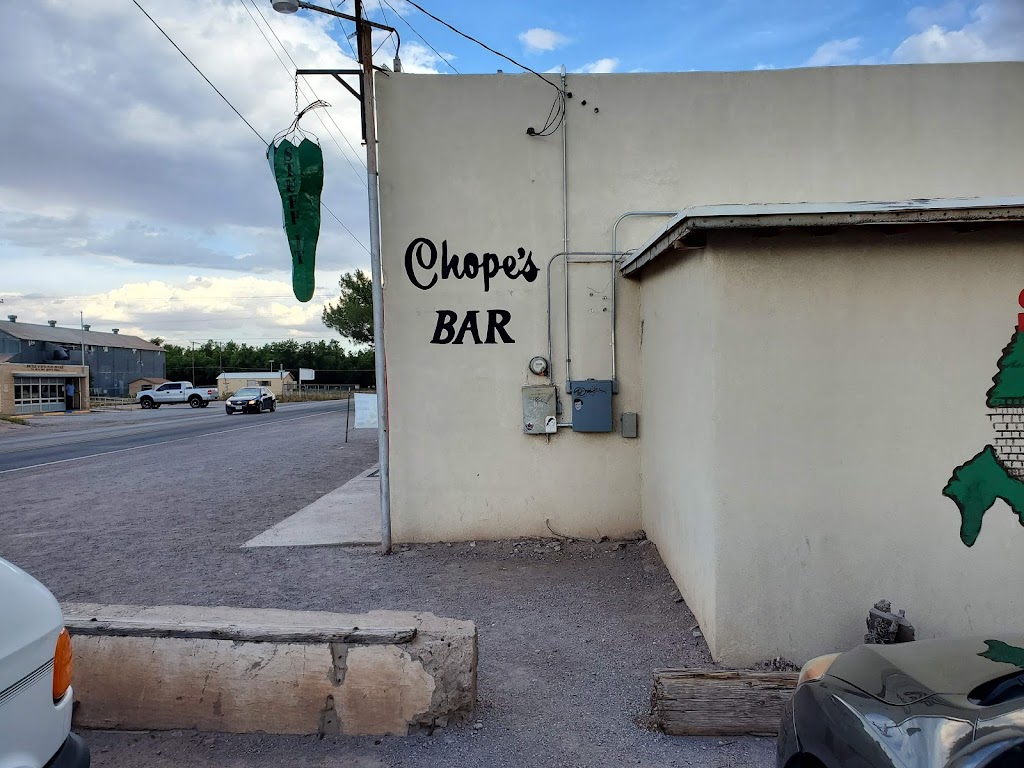 Chopes Bar & Cafe | 16145 NM-28, La Mesa, NM 88044, USA | Phone: (575) 233-3420