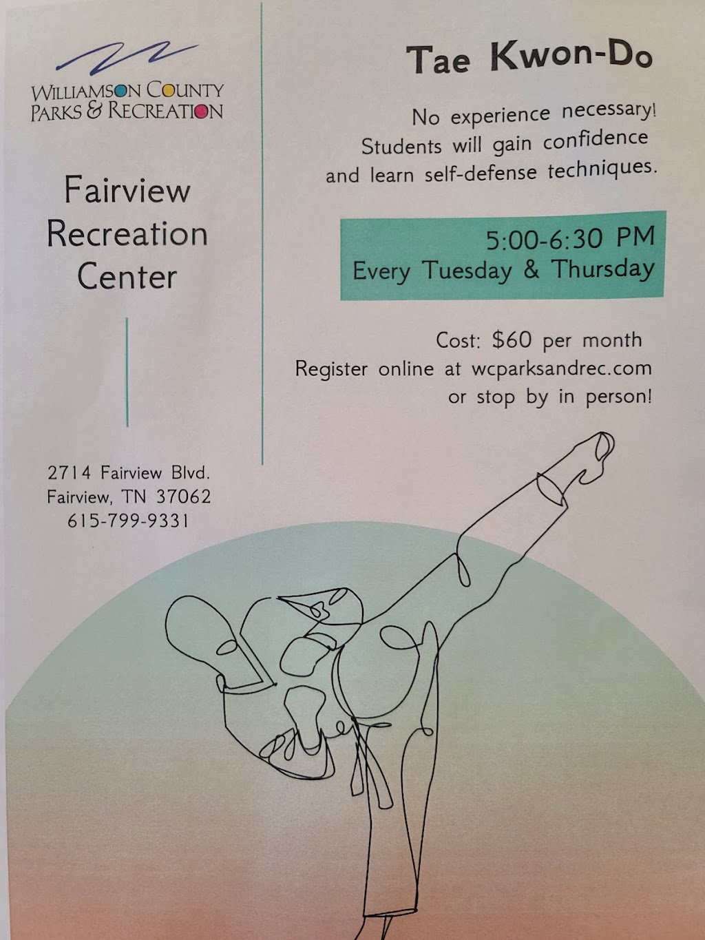 Fairview Taekwondo | 2714 Fairview Blvd, Fairview, TN 37062, USA | Phone: (615) 799-9331