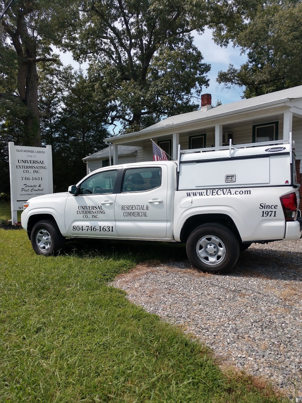 Universal Exterminating Co Inc | 6032 Mechanicsville Turnpike, Mechanicsville, VA 23111, USA | Phone: (804) 746-1631