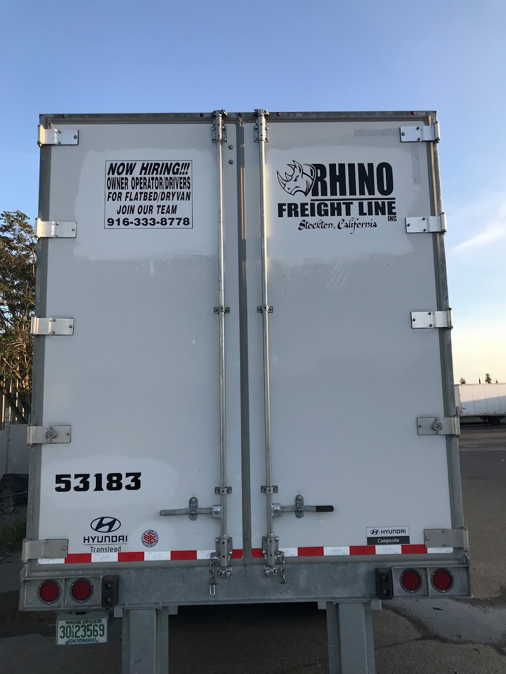 Rhino Freight Line, Inc. | 5136 CA-12, Lodi, CA 95242, USA | Phone: (209) 666-8100