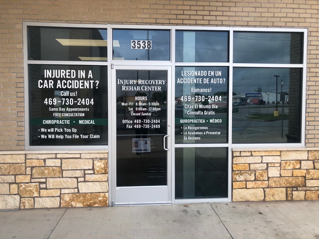 Injury Recovery Rehab Center | 3538 Simpson Stuart Rd, Dallas, TX 75241 | Phone: (469) 730-2404