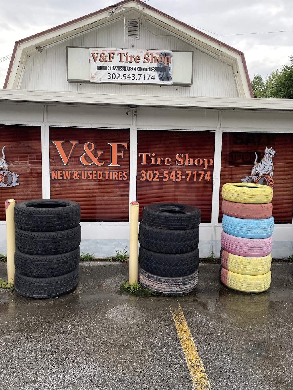 V & F Tire Shop | 107 Main St, Wilmington, DE 19804, USA | Phone: (302) 543-7174