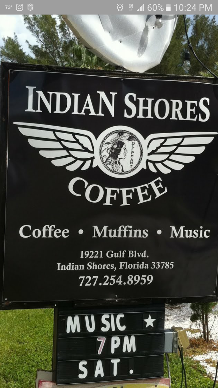 Indian Shores Coffee | 19221 Gulf Blvd, Indian Shores, FL 33785, USA | Phone: (727) 475-8892
