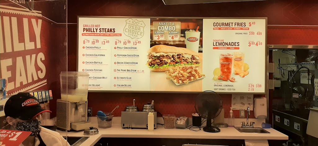 Charleys Cheesesteaks | 221 Glendale Ave, St. Catharines, ON L2T 2K9, Canada | Phone: (905) 641-0541