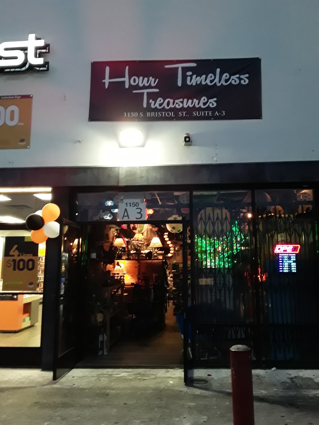 Hour Timeless Treasures | 1150 S Bristol St A3, Santa Ana, CA 92704, USA | Phone: (657) 900-2092