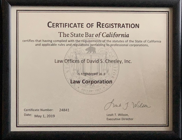 Law Offices of David Chesley | 1315 N Bullis Rd, Compton, CA 90221, USA | Phone: (424) 529-1178
