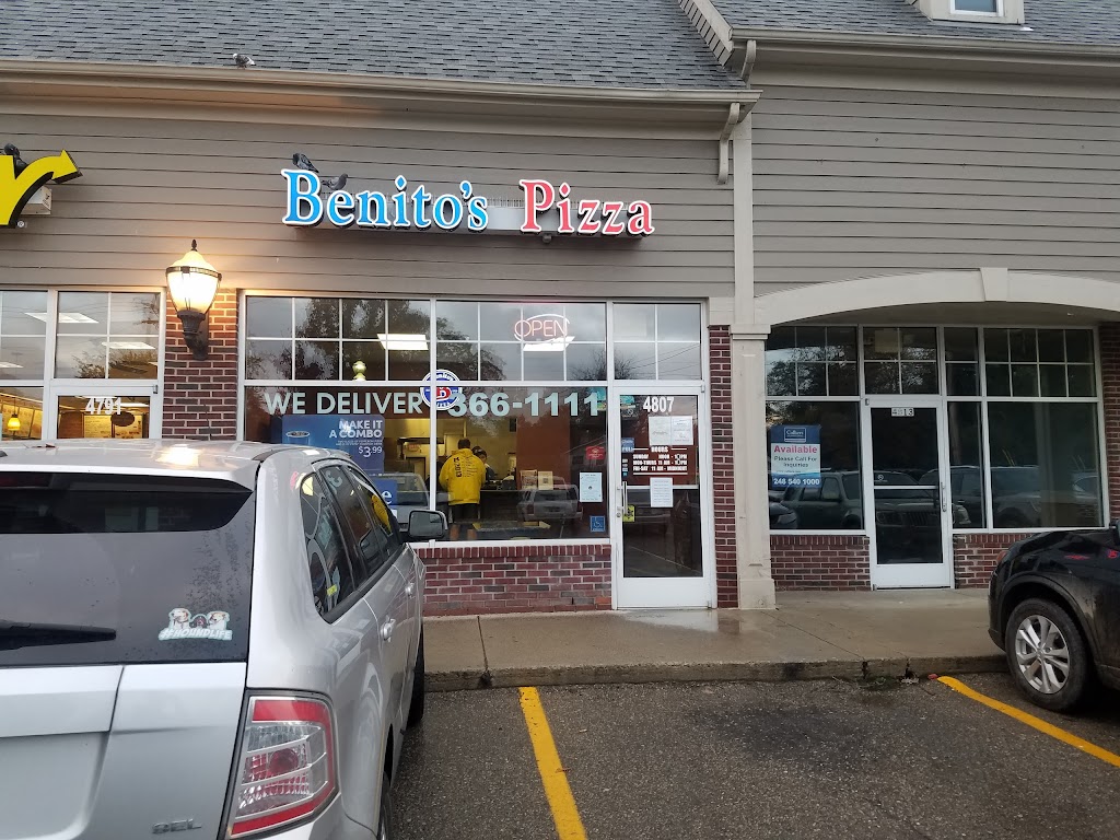 Benitos Pizza | 4807 Carroll Lake Rd, Commerce Charter Twp, MI 48382, USA | Phone: (248) 366-1111