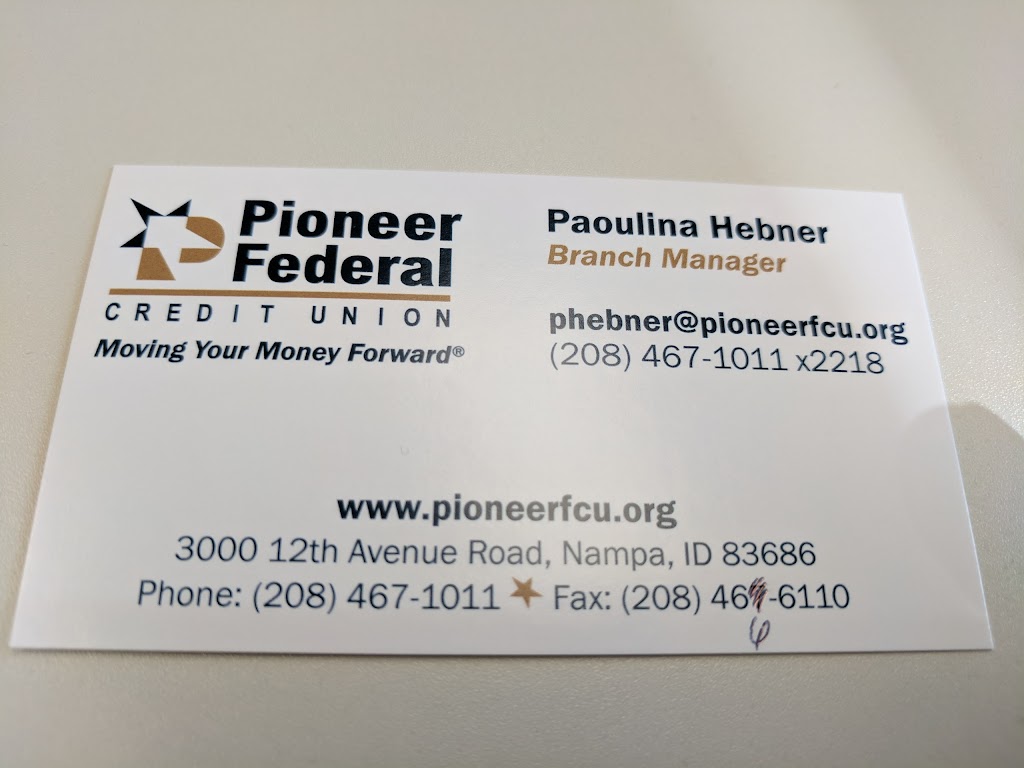 Pioneer Federal Credit Union | 3000 12th Ave Rd, Nampa, ID 83686, USA | Phone: (208) 587-3304