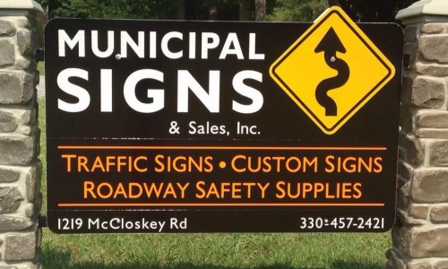 Municipal Signs & Sales Inc. | 1219 Mc Closkey Rd, Columbiana, OH 44408, USA | Phone: (330) 457-2421