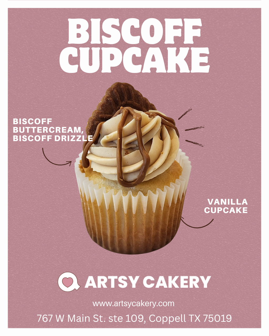 Artsy Cakery | 767 W Main St Ste: 109, Coppell, TX 75019, USA | Phone: (469) 333-1333