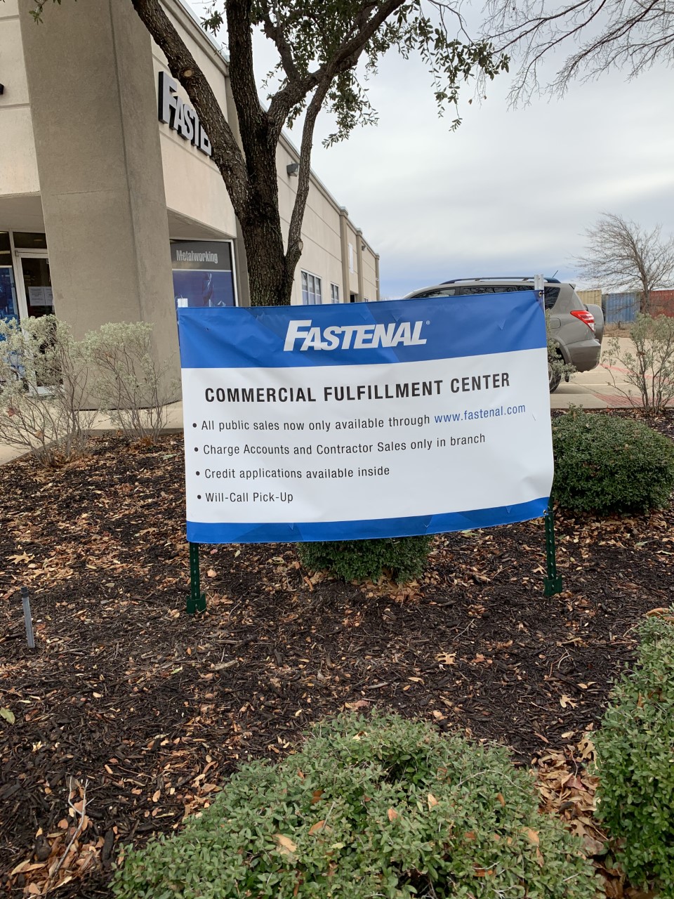 Fastenal Fulfillment Center - Appointment Only | 620 Henrietta Creek Rd #100, Roanoke, TX 76262, USA | Phone: (817) 491-9960