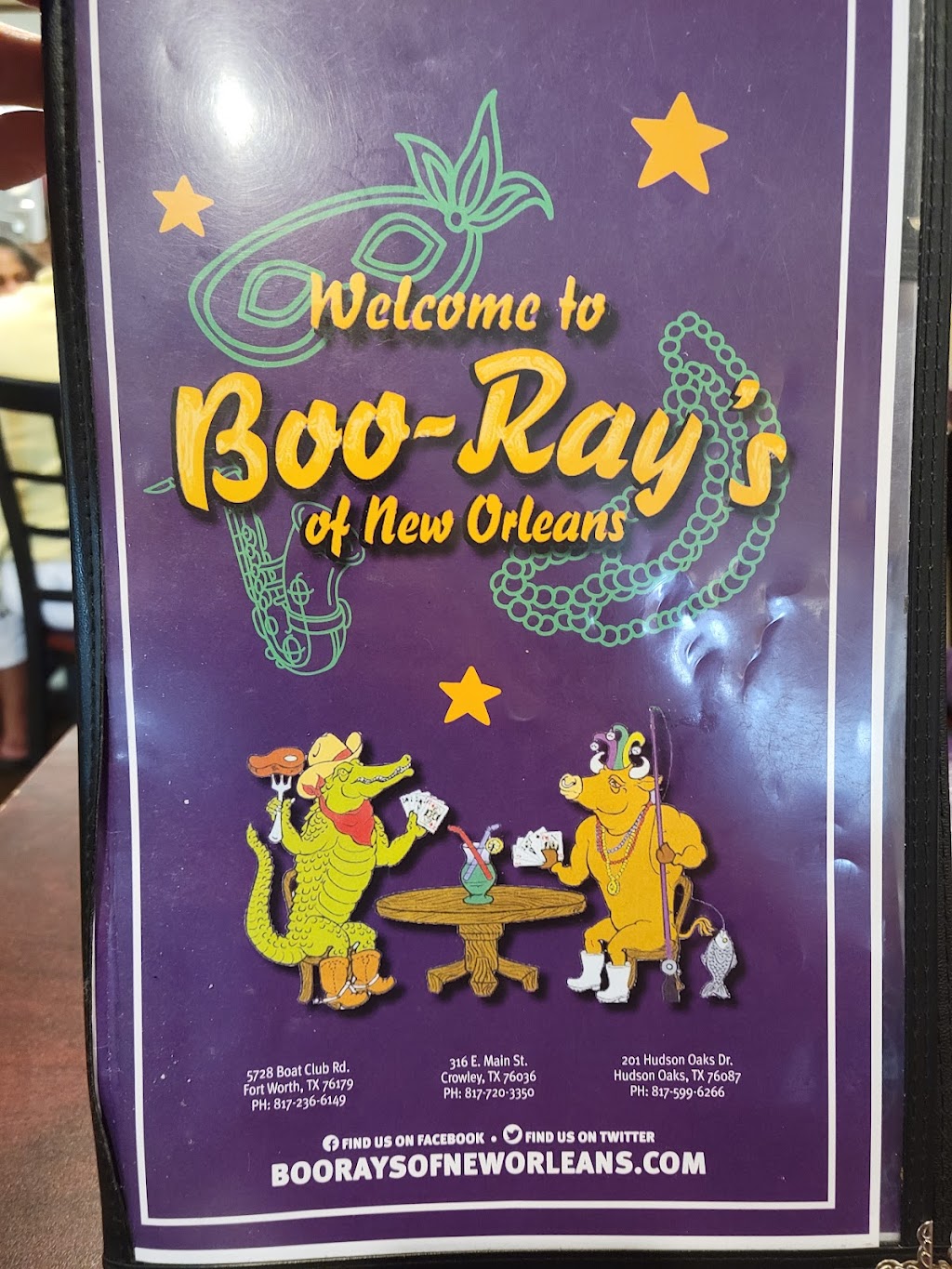 Boo Rays of New Orleans | 5728 Boat Club Rd, Fort Worth, TX 76179, USA | Phone: (817) 236-6149