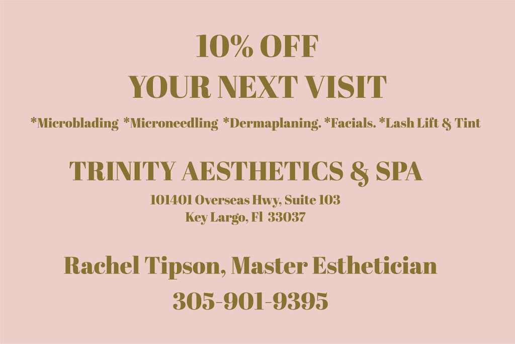 Trinity Aesthetics & Spa | 101401 Overseas Hwy Suite 103, Key Largo, FL 33037, USA | Phone: (305) 901-9395