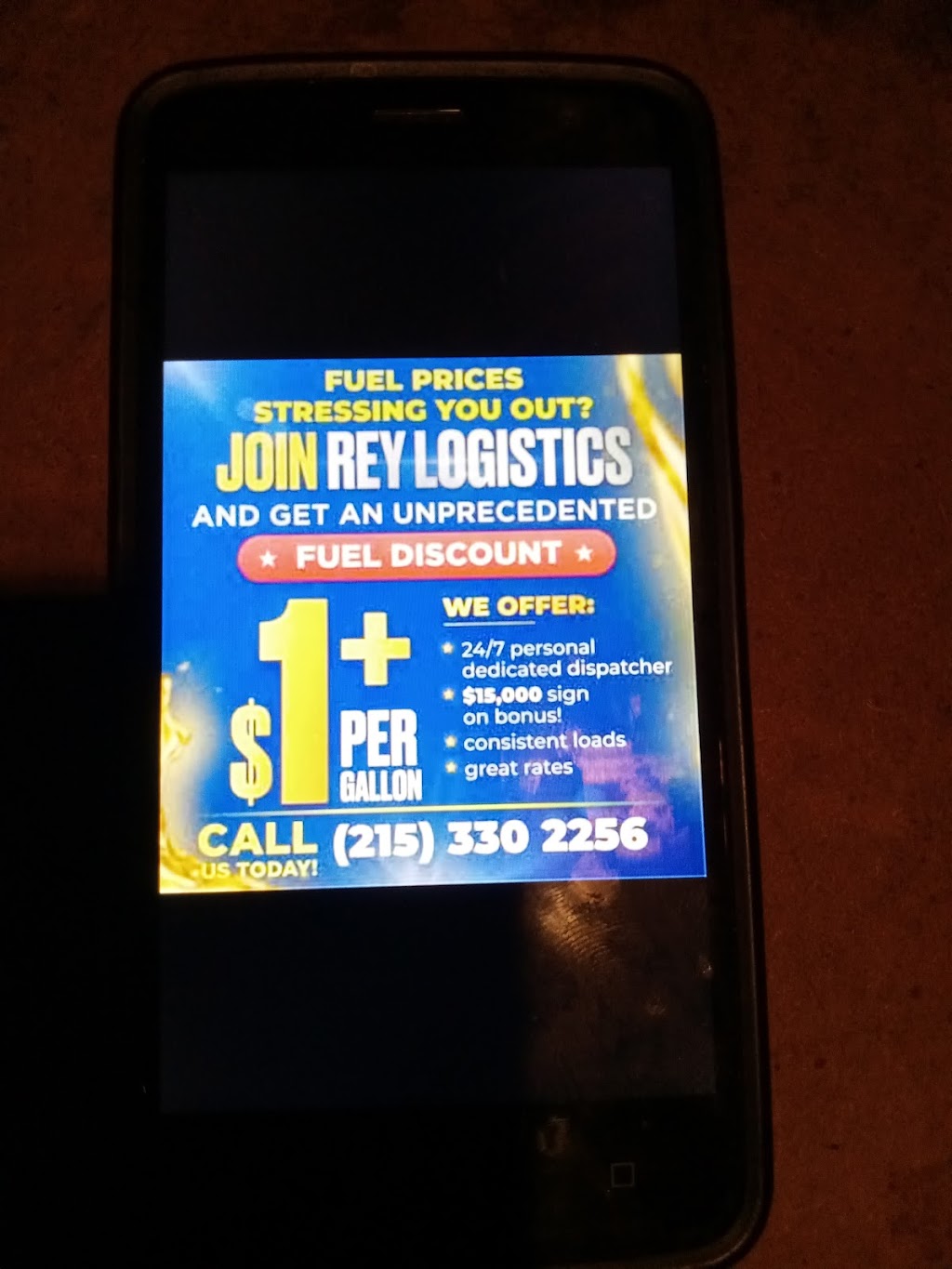 REY Logistics, Inc. | 1300 Industrial Blvd Suite 212, Southampton, PA 18966 | Phone: (833) 739-5647