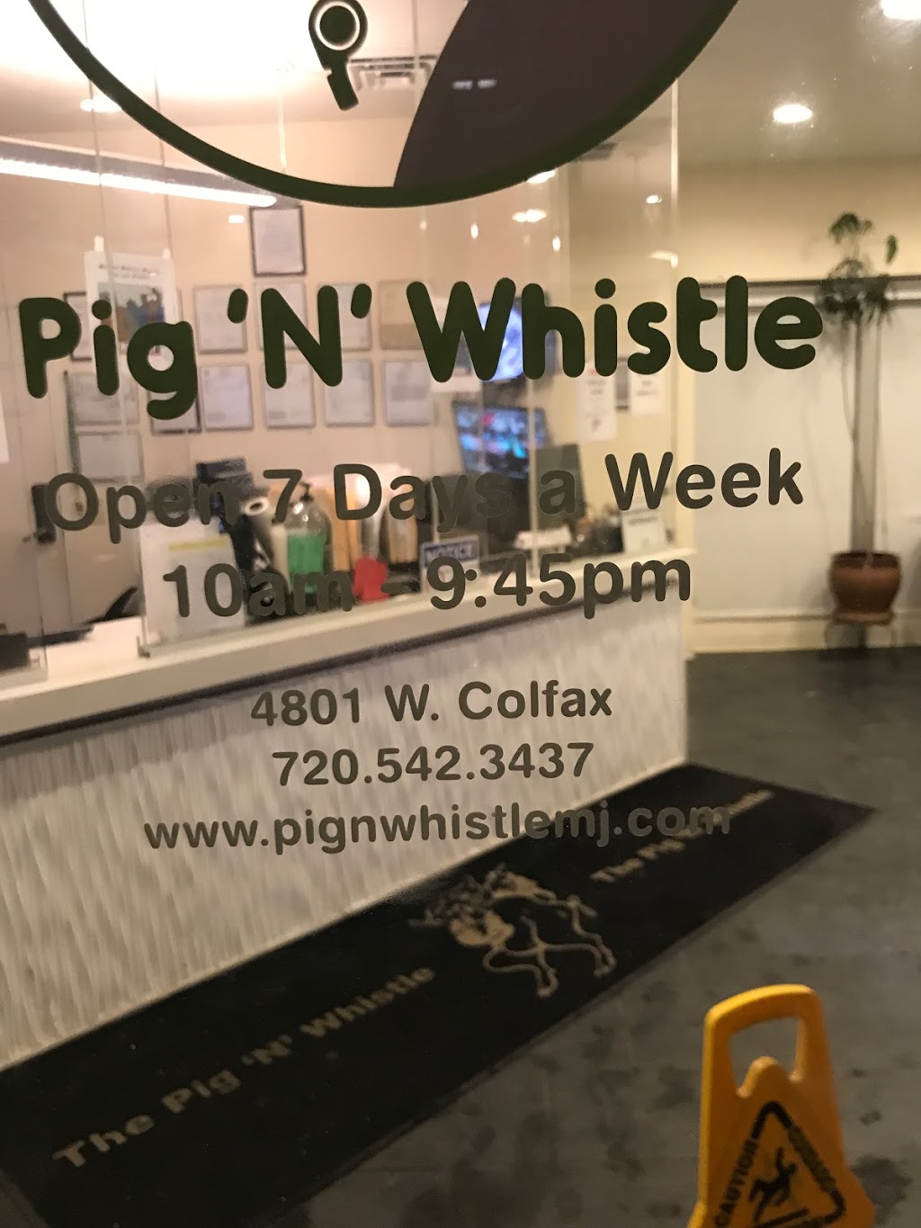 The Pig N Whistle Recreational & Medical Dispensary | 4801 W Colfax Ave, Denver, CO 80204, USA | Phone: (720) 542-3437