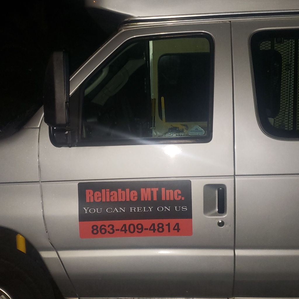 Reliable MT Inc | 1208 Dawn Dr, Dundee, FL 33838, USA | Phone: (863) 409-4814