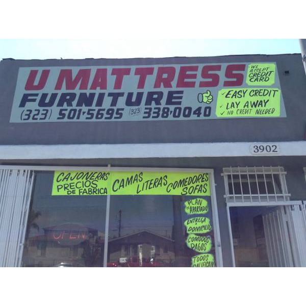 U Mattress & Furniture | 3902 Slauson Ave, Maywood, CA 90270, USA | Phone: (888) 547-0377
