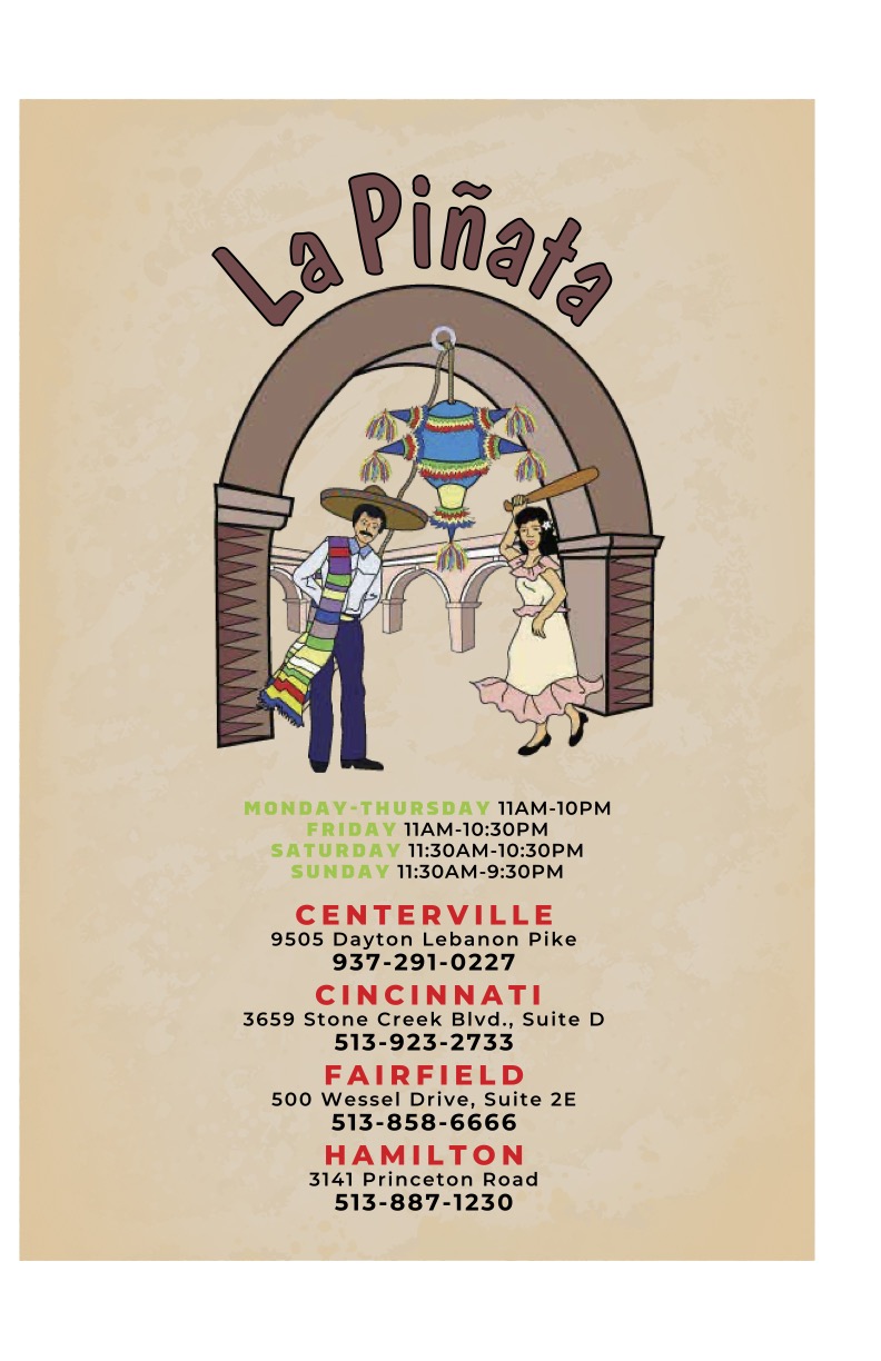 La Pinata of Centerville - Mexican Grill & Bar | 9505 Dayton Lebanon Pike, Dayton, OH 45458, USA | Phone: (937) 291-0227