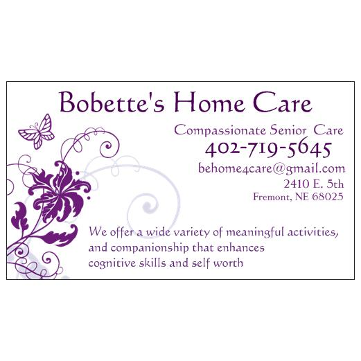 Bobettes Home Care | 212 E 8th St ste d, Fremont, NE 68025, USA | Phone: (402) 719-5645