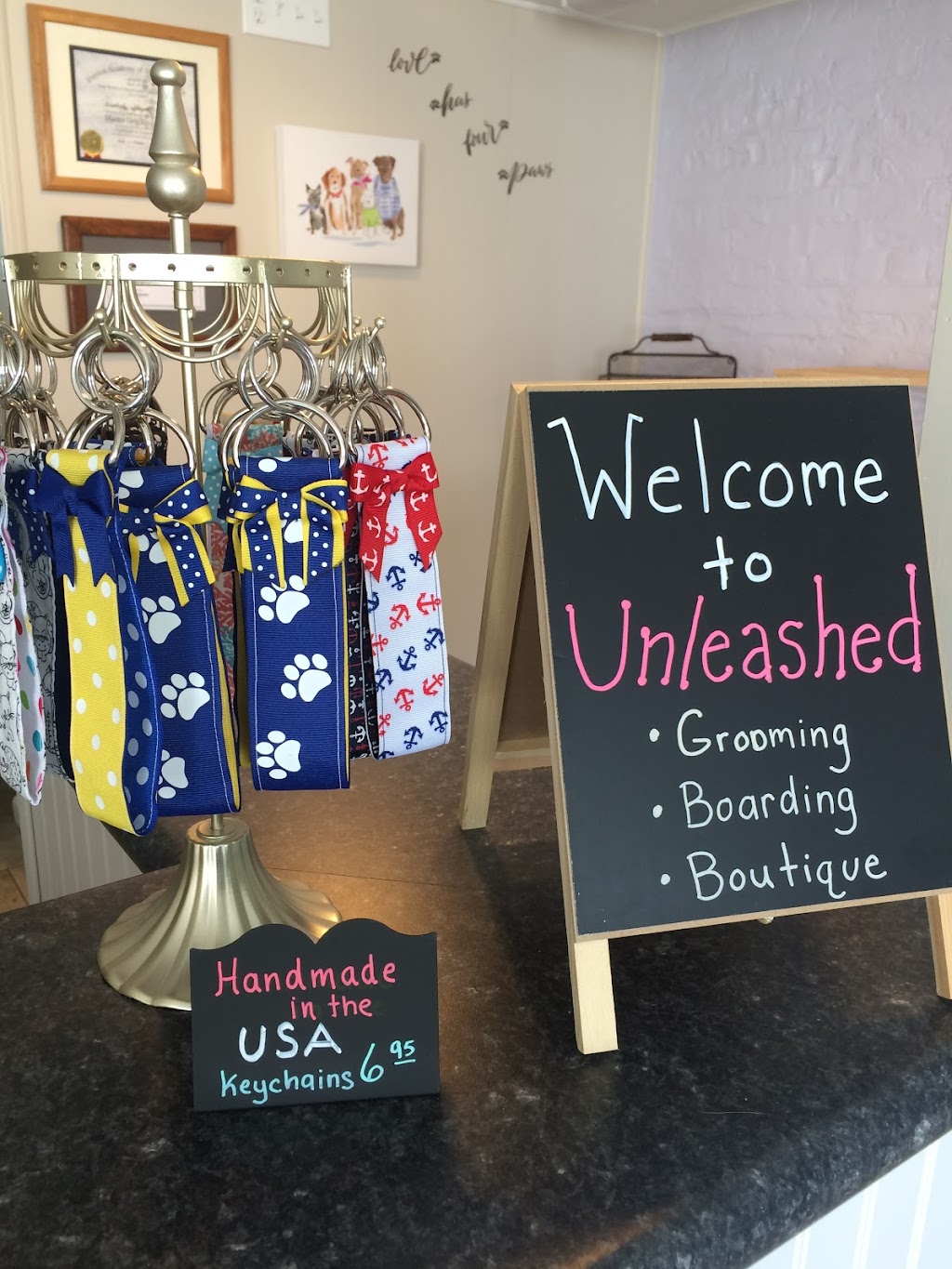 Unleashed: Grooming Boarding Boutique | 185 Front St, Rome City, IN 46784 | Phone: (260) 303-7387