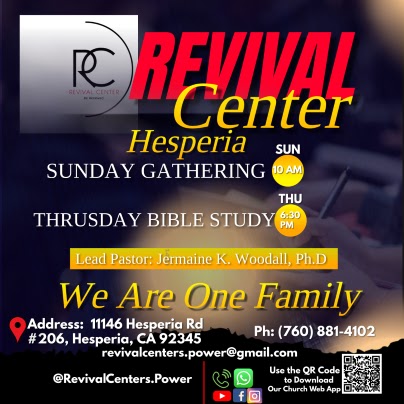 Revival Center Hesperia CA | 11146 Hesperia Rd #206, Hesperia, CA 92345 | Phone: (760) 881-4102