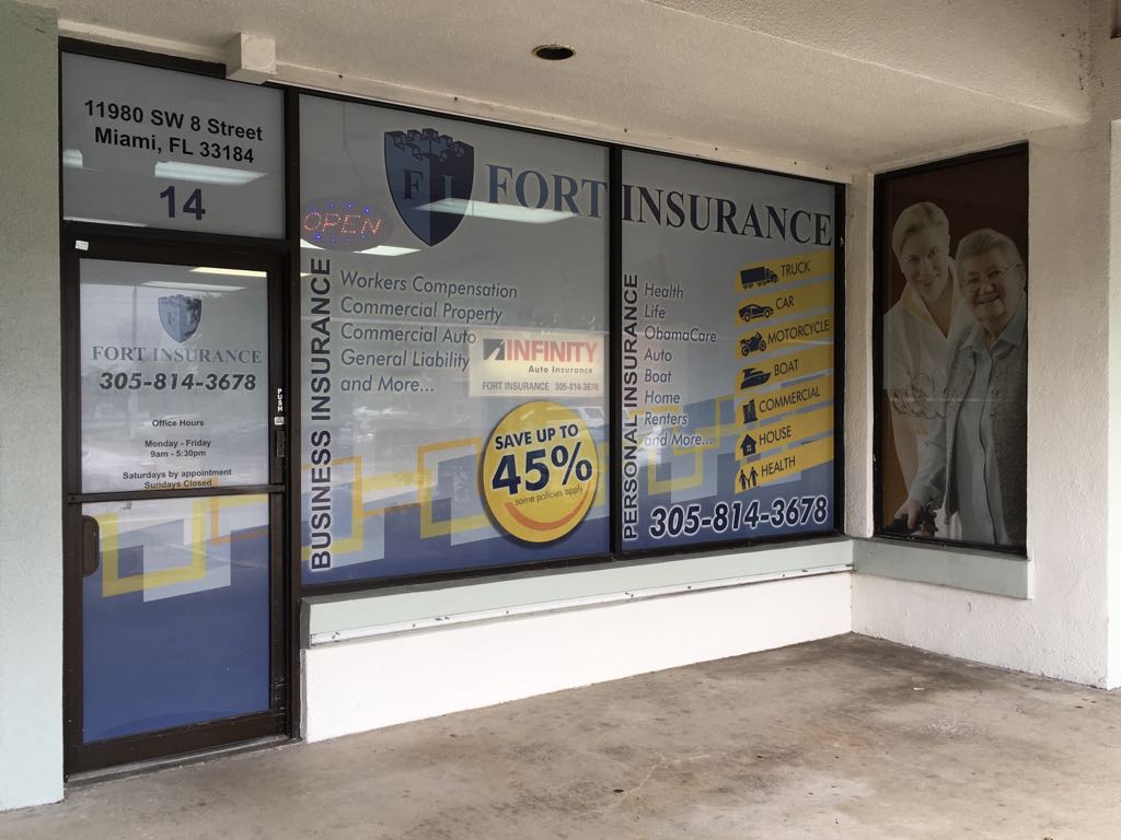 Fort Insurance Inc | 11980 SW 8th St #14, Miami, FL 33184, USA | Phone: (305) 814-3678