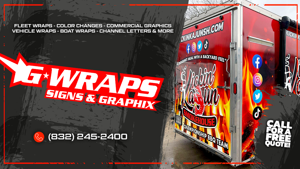 G Wraps Signs & Graphix | 1415 N Hwy 146 B, Kemah, TX 77565, USA | Phone: (832) 554-9727