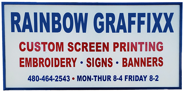 Rainbow Graffixx | 22 N Lindsay Rd, Mesa, AZ 85213, USA | Phone: (480) 464-2543