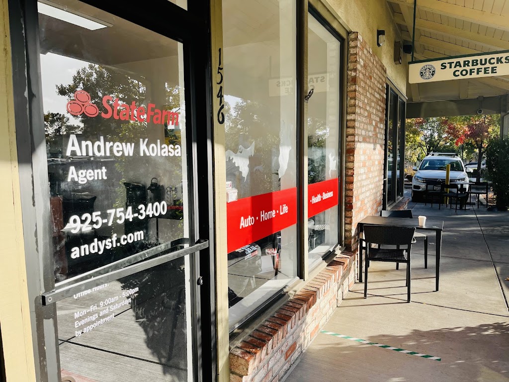 Andrew Kolasa - State Farm Insurance Agent | 1546 Palos Verdes Mall, Walnut Creek, CA 94597, USA | Phone: (925) 754-3400