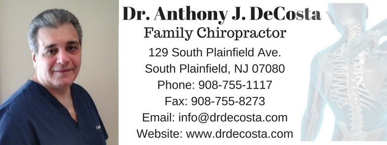 DeCosta Chiropractic Office | 129 S Plainfield Ave, South Plainfield, NJ 07080, USA | Phone: (908) 755-1117