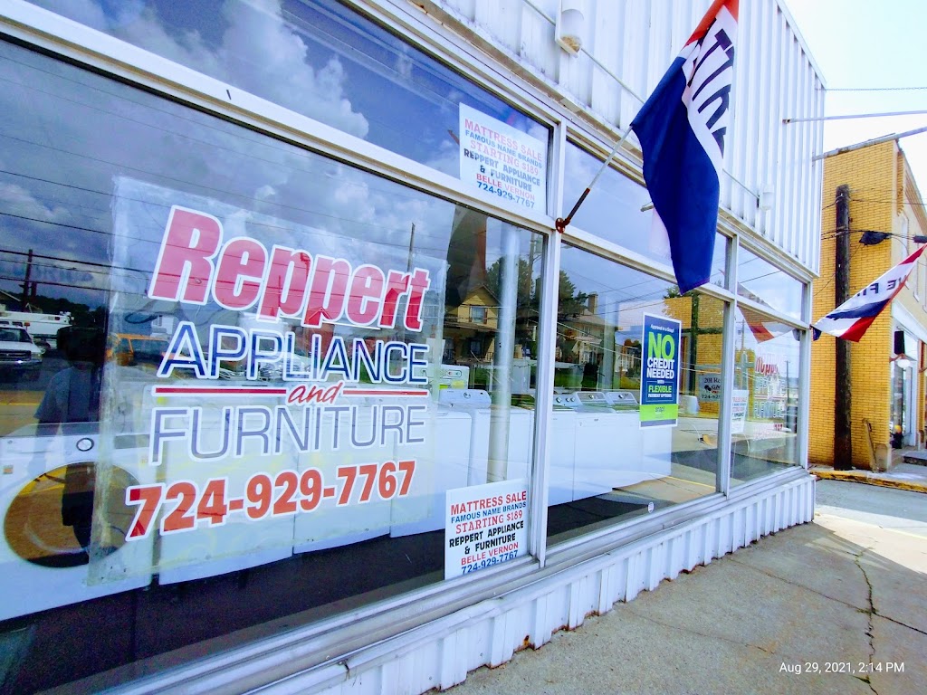 Reppert Appliance & Furniture | 414 Broad Ave, Belle Vernon, PA 15012, USA | Phone: (724) 929-7767