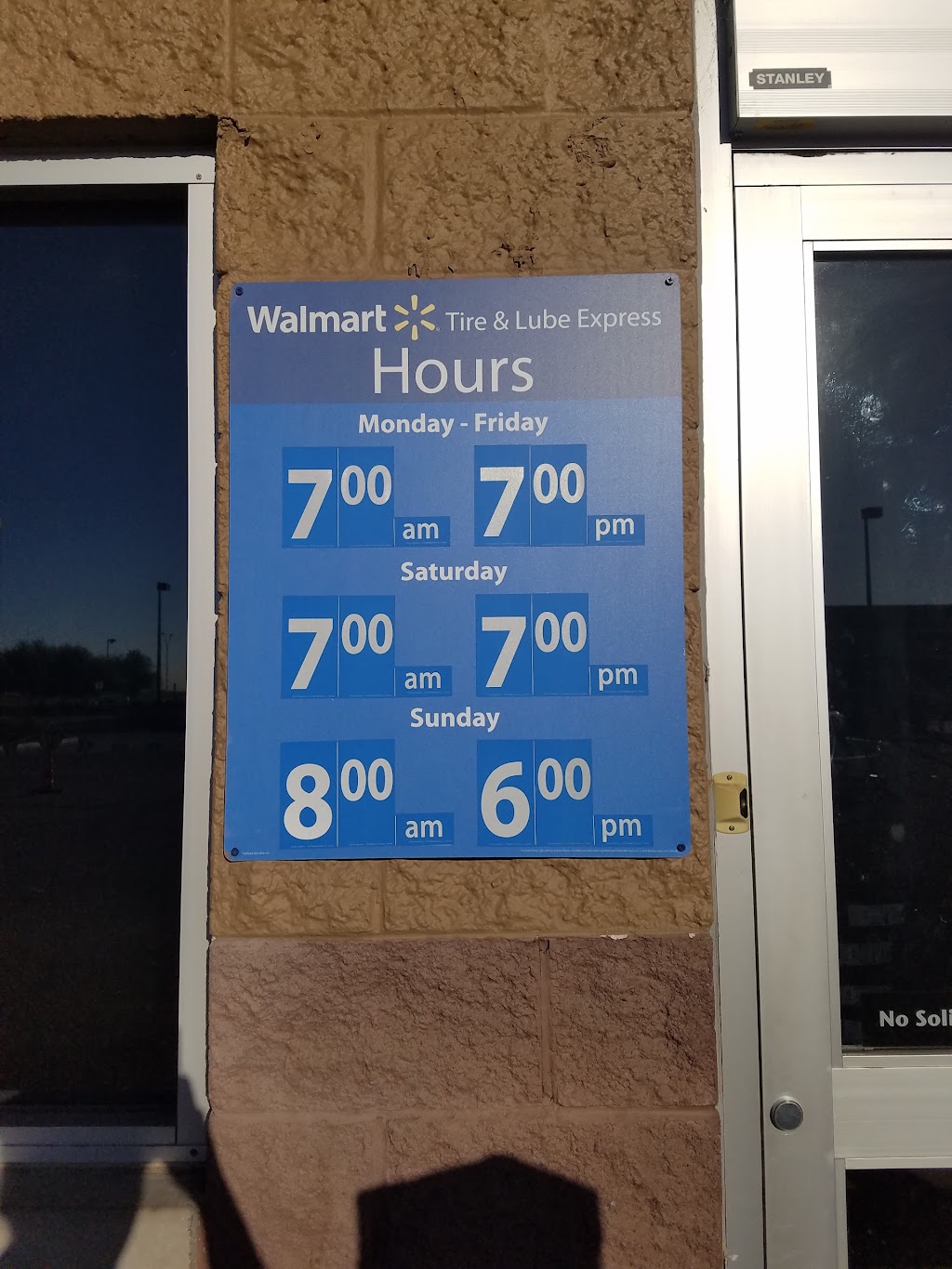 Walmart Auto Care Centers | 1100 N Estrella Pkwy, Goodyear, AZ 85338, USA | Phone: (623) 925-9931