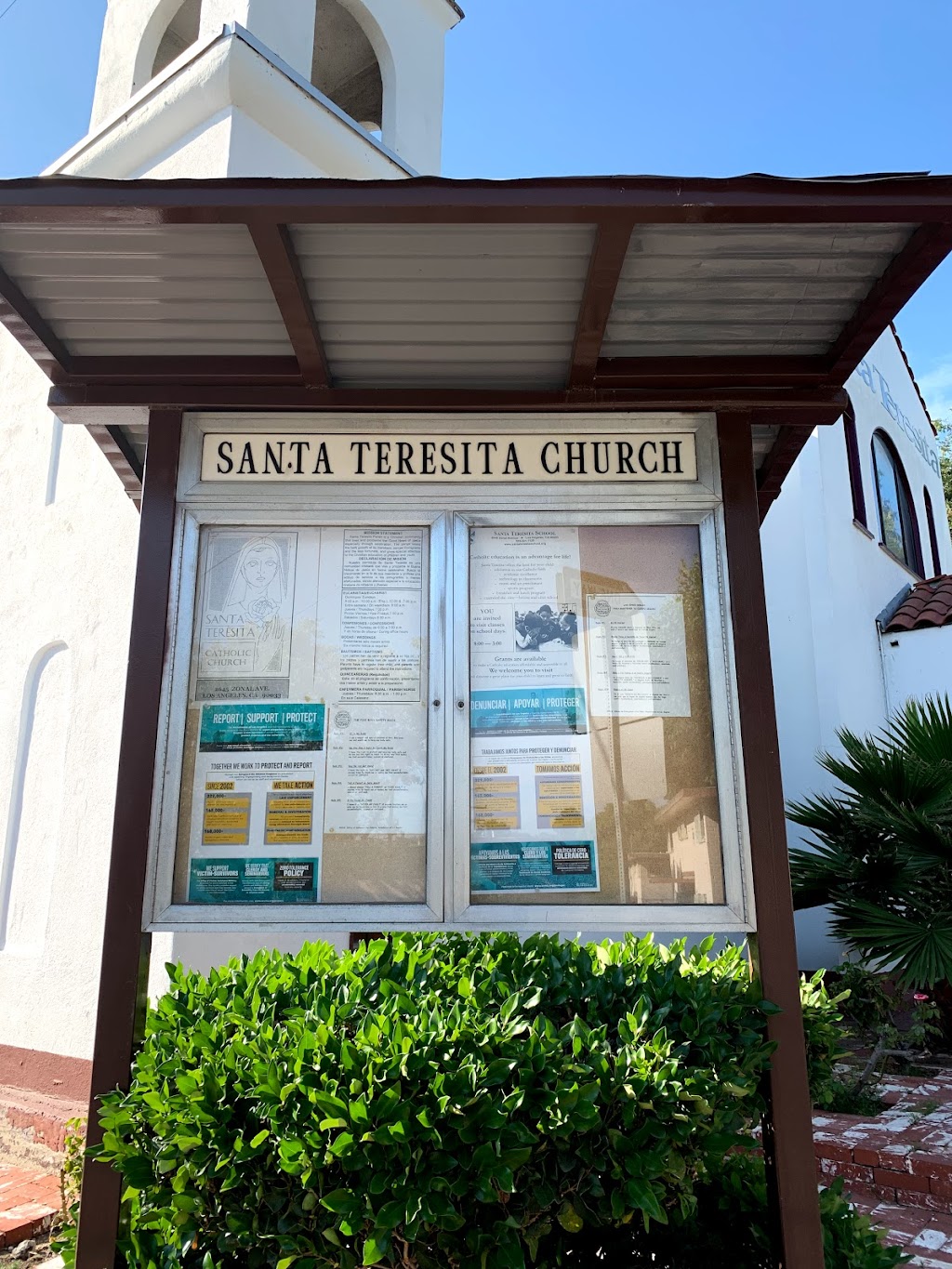 Santa Teresita Church | 2645 Zonal Ave, Los Angeles, CA 90033, USA | Phone: (323) 221-2446