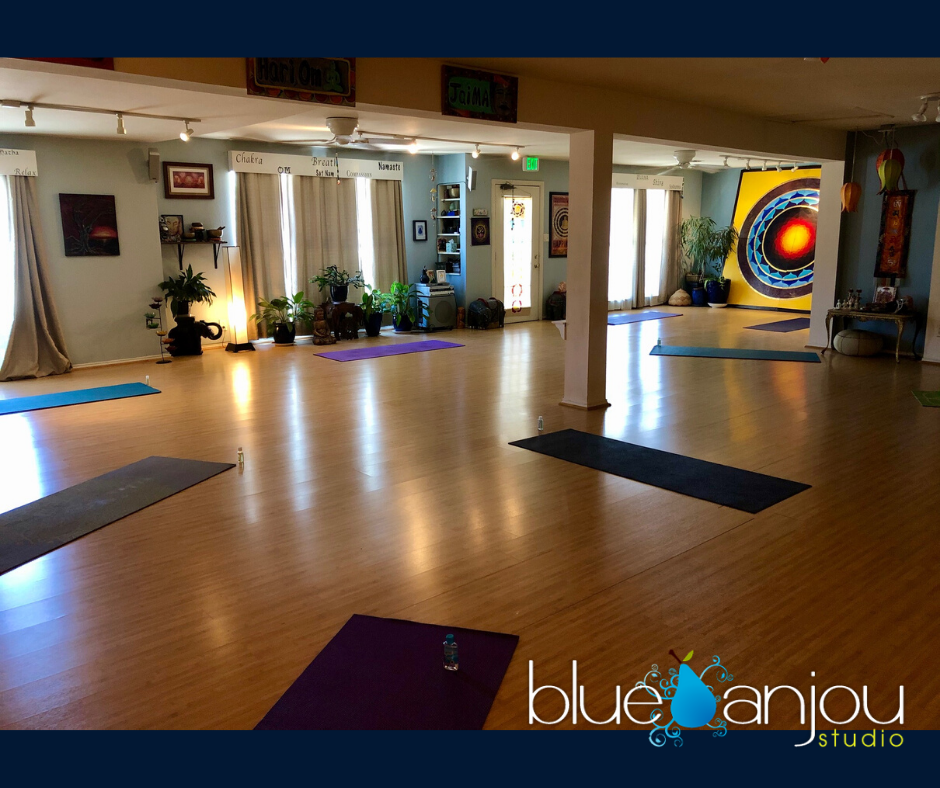 Blue Anjou: Yoga & Meditation Center | 427 W Main St, Lewisville, TX 75057, USA | Phone: (469) 645-8555
