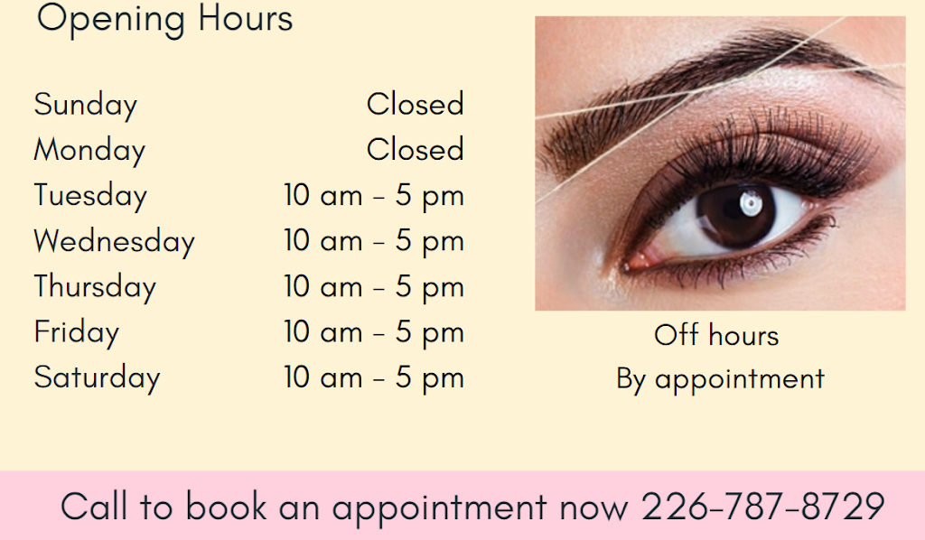 Eyebrows by Munni | 894 Campbell Ave, Windsor, ON N9B 2H9, Canada | Phone: (226) 787-8729