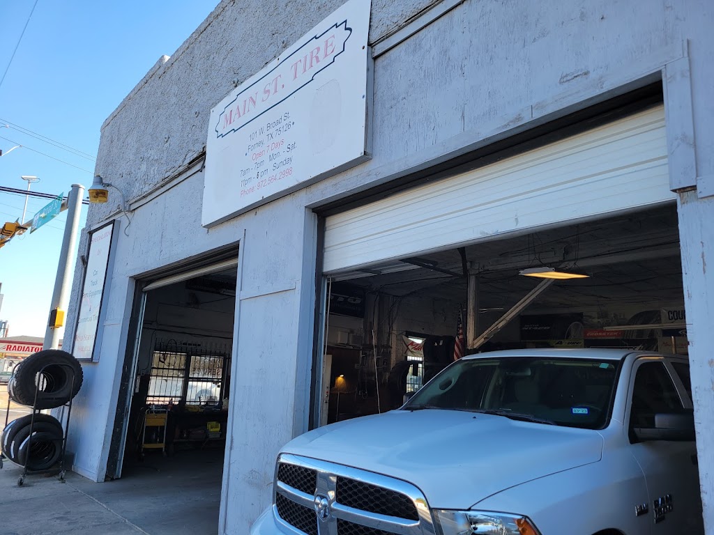 Main Street Tires | 101 W Broad St, Forney, TX 75126, USA | Phone: (972) 564-2998