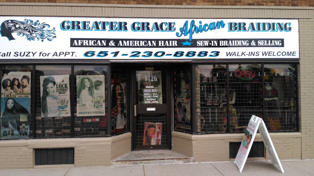 Greater Grace African Braiding | 1126 Rice St, St Paul, MN 55117, USA | Phone: (651) 230-8883