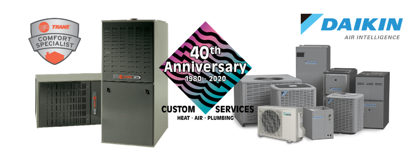 Custom Services Tulsa Heating Air and Plumbing | 901 S 9th St, Broken Arrow, OK 74012, USA | Phone: (918) 258-8686