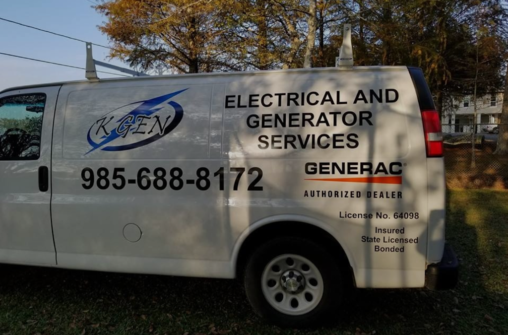 K-Gen Electrical & Generator Services | 916 Bayou Blue Rd, Houma, LA 70364, USA | Phone: (985) 688-8172