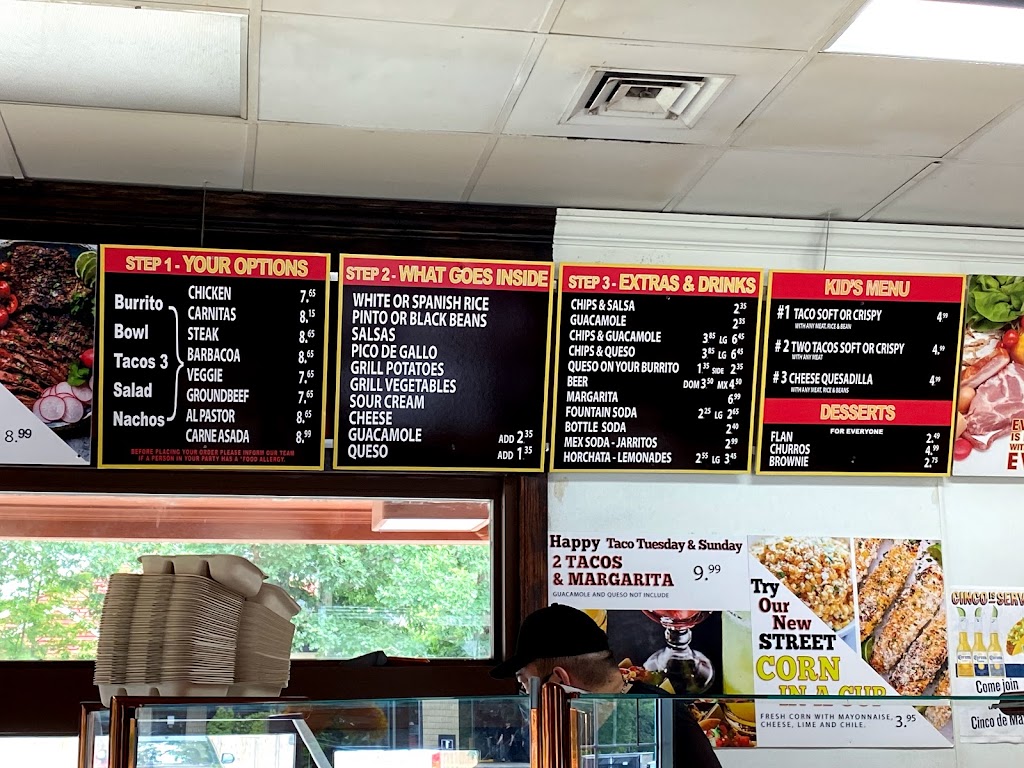 Mexica Burrito Grill | 759 Main St, Tewksbury, MA 01876, USA | Phone: (978) 221-6016