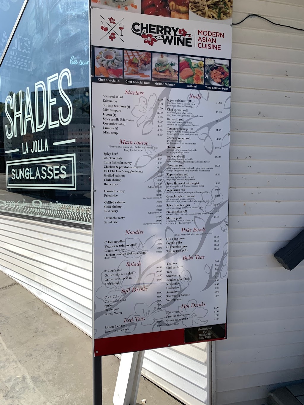 Shades La Jolla | 8008 Girard Ave, La Jolla, CA 92037, USA | Phone: (858) 459-3399