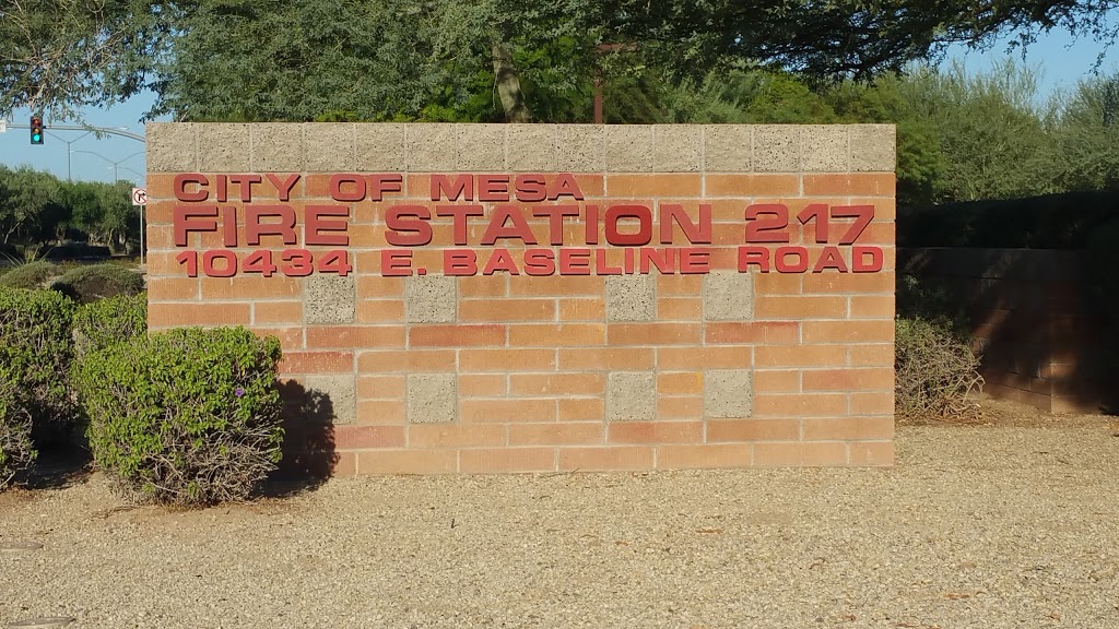 Mesa Fire & Medical Department - Station 217 | 10434 E Baseline Rd, Mesa, AZ 85209, USA | Phone: (480) 644-2101