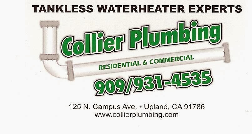 Collier Plumbing / Water heater Repair Experts | 945 N 4th Ave, Upland, CA 91786, USA | Phone: (909) 931-4535