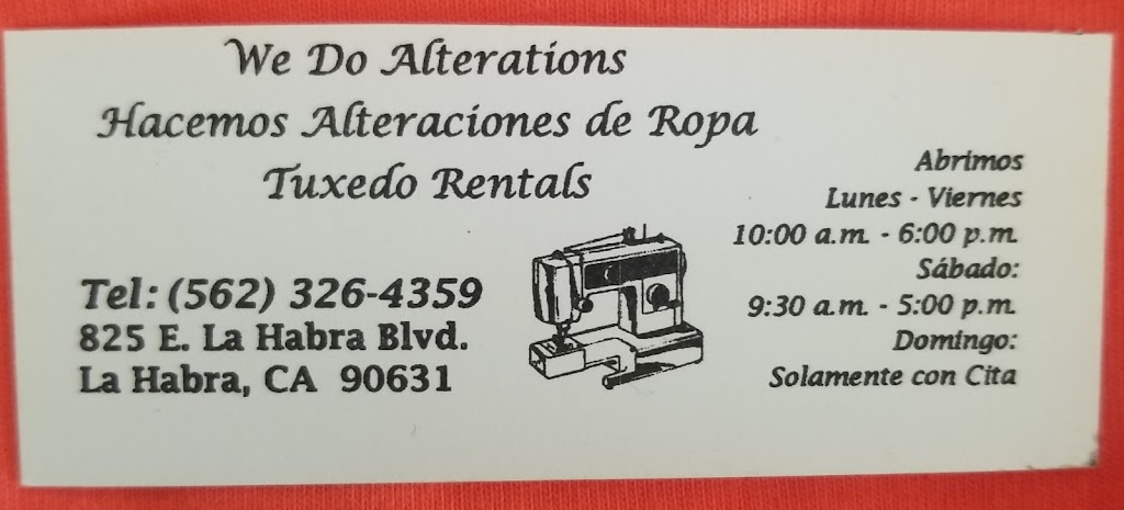 Tuxedos Rental | 119 N Valencia St, La Habra, CA 90631 | Phone: (562) 326-4359